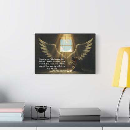 Canvas Wall Art Inspirational Prayer Print