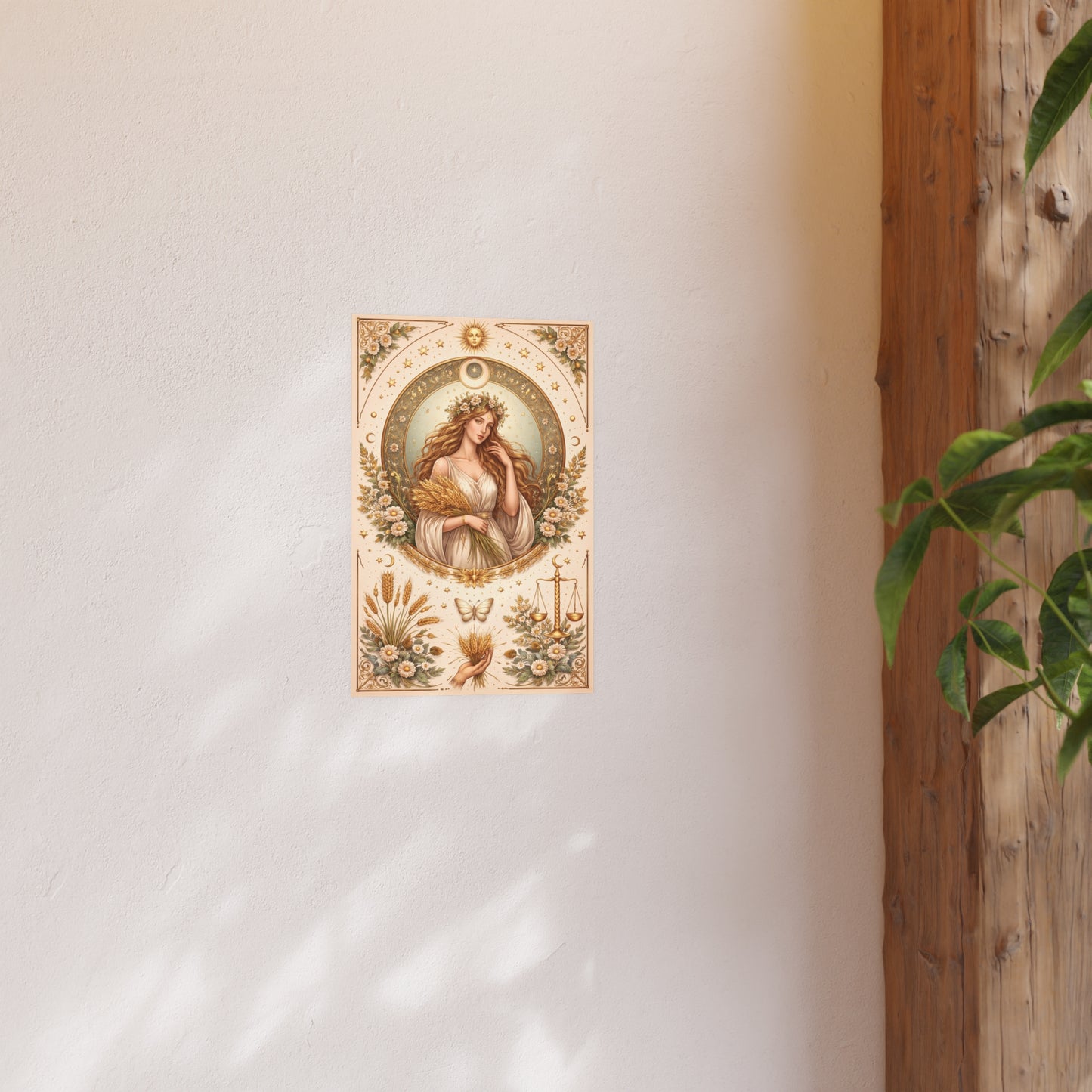 Celestial Virgo Art Print - Archival Matte Poster