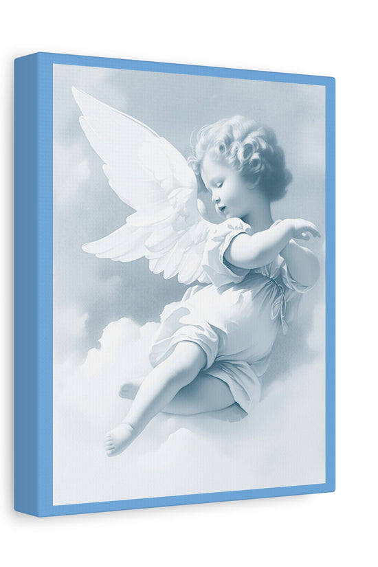 Baroque Angel Cherub Wall Canvas by Grace Canvas Shop