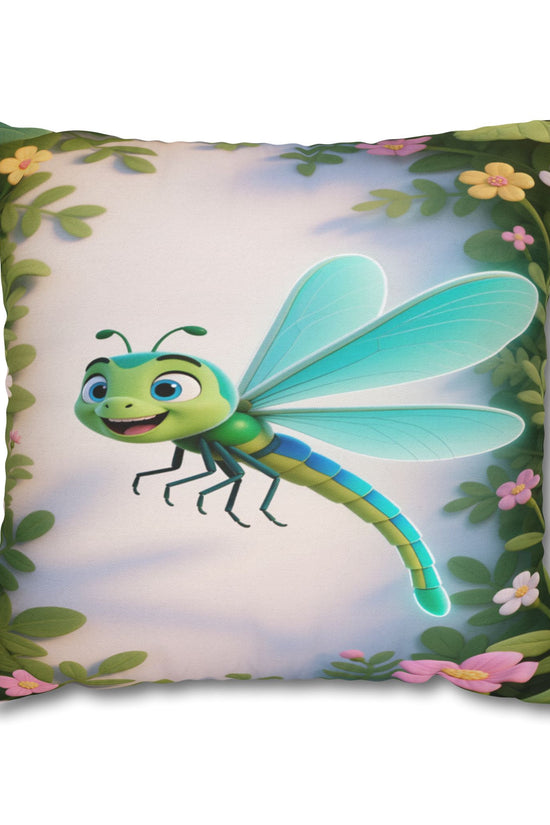 Cute Dragonfly Garden Decorative Pillowcase by Grace Canvas Shop