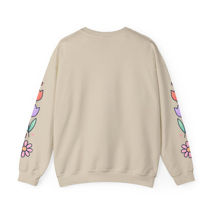 Held & Hopeful in Jesus Sweatshirt | Colorful Pastel Christian Encouragement
