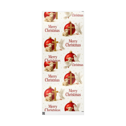 Christmas Lamb Gift Wrapping Paper