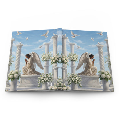 Angelic Grace Journal Hardcover Ruled Notebook