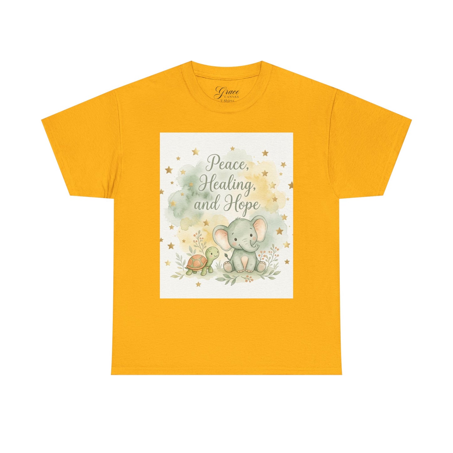 Girl's Elephant ‘Peace, Healing and Hope’ T‑Shirt