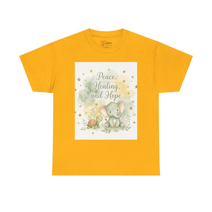 Girl's Elephant ‘Peace, Healing and Hope’ T‑Shirt