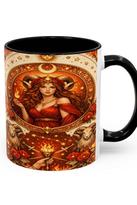 Celestial Aries Coffee Mug (11/15oz) by Grace Canvas Shop