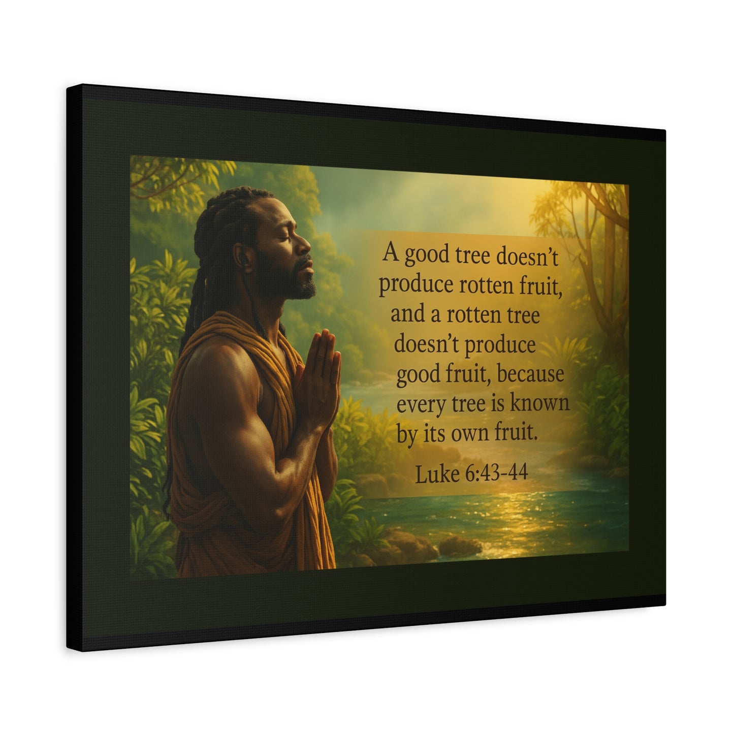 Luke 6:43- 44 Inspirational Wall Art by Grace Canvas