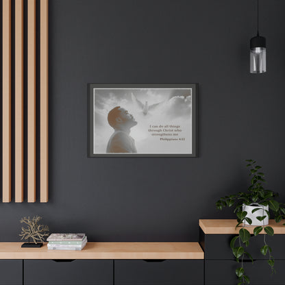 I Can Do All Things Through Christ Phillipians 4:13 Verse Wall Art by Grace Canvas