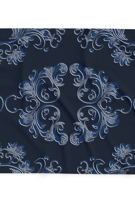 Navy Arctic Fleece Blanket by Grace Canvas Shop