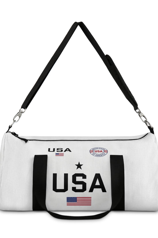 USA Flag Duffel Bag - Patriotic Travel & Gym Gear