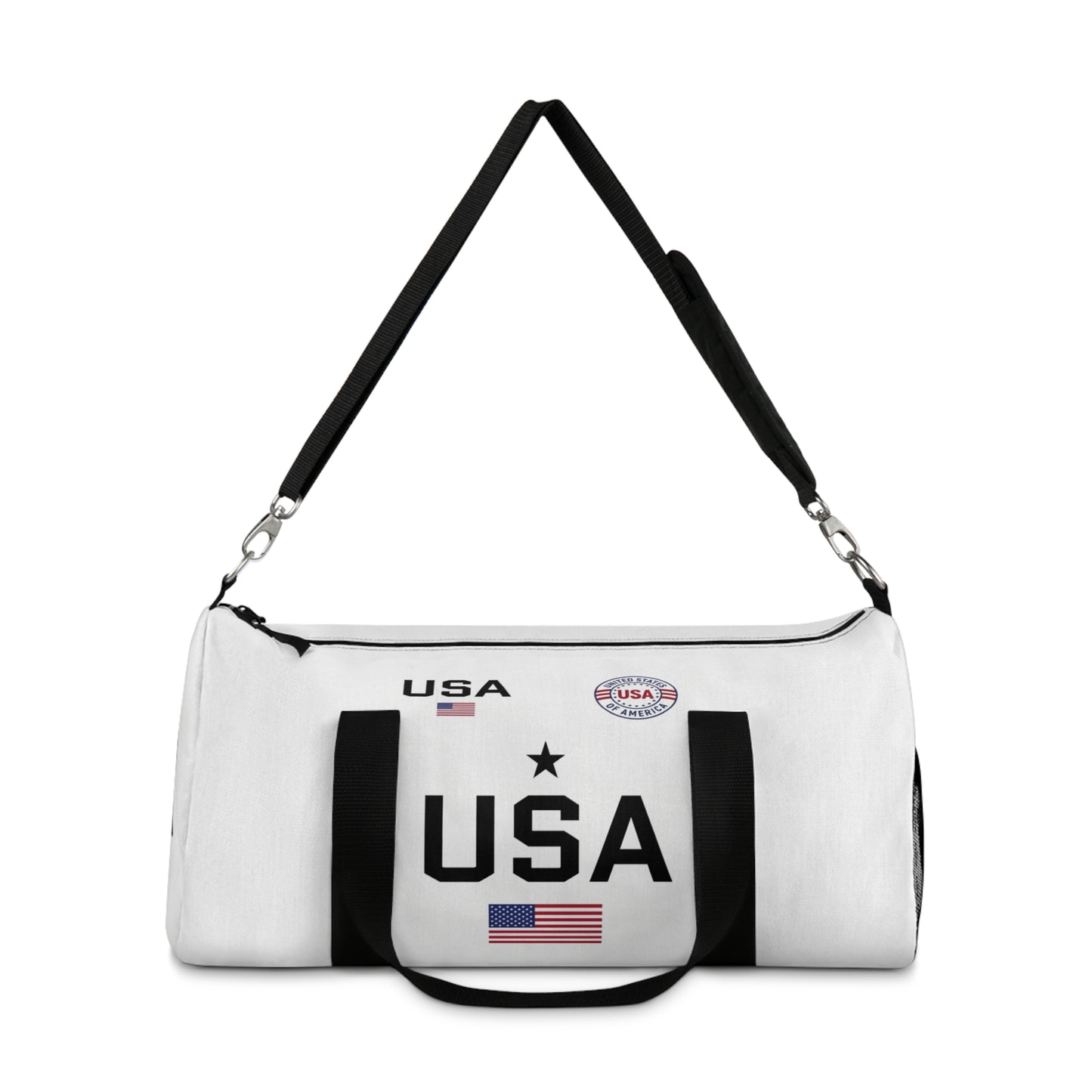 USA Flag Duffel Bag - Patriotic Travel & Gym Gear