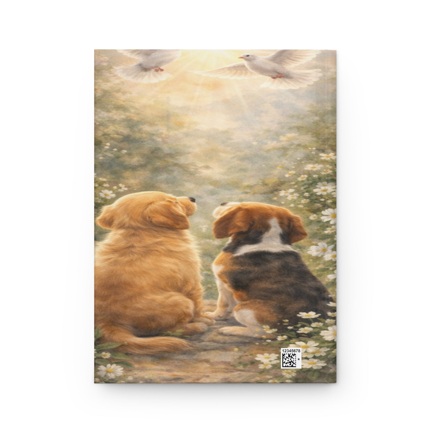 Doves and Dogs Hardcover Journal