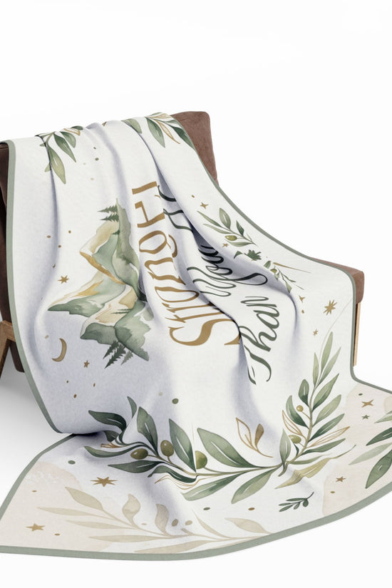 Inspirational 'Stronger Than You Know' Fleece Blanket