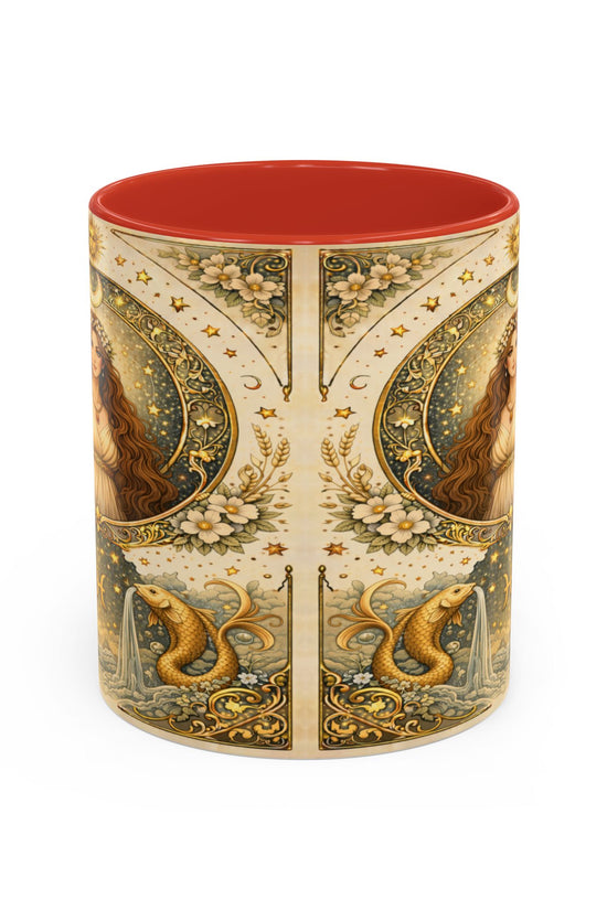Celestrial Pisces Zodiac Coffee Mug by Grace Canvas Shop