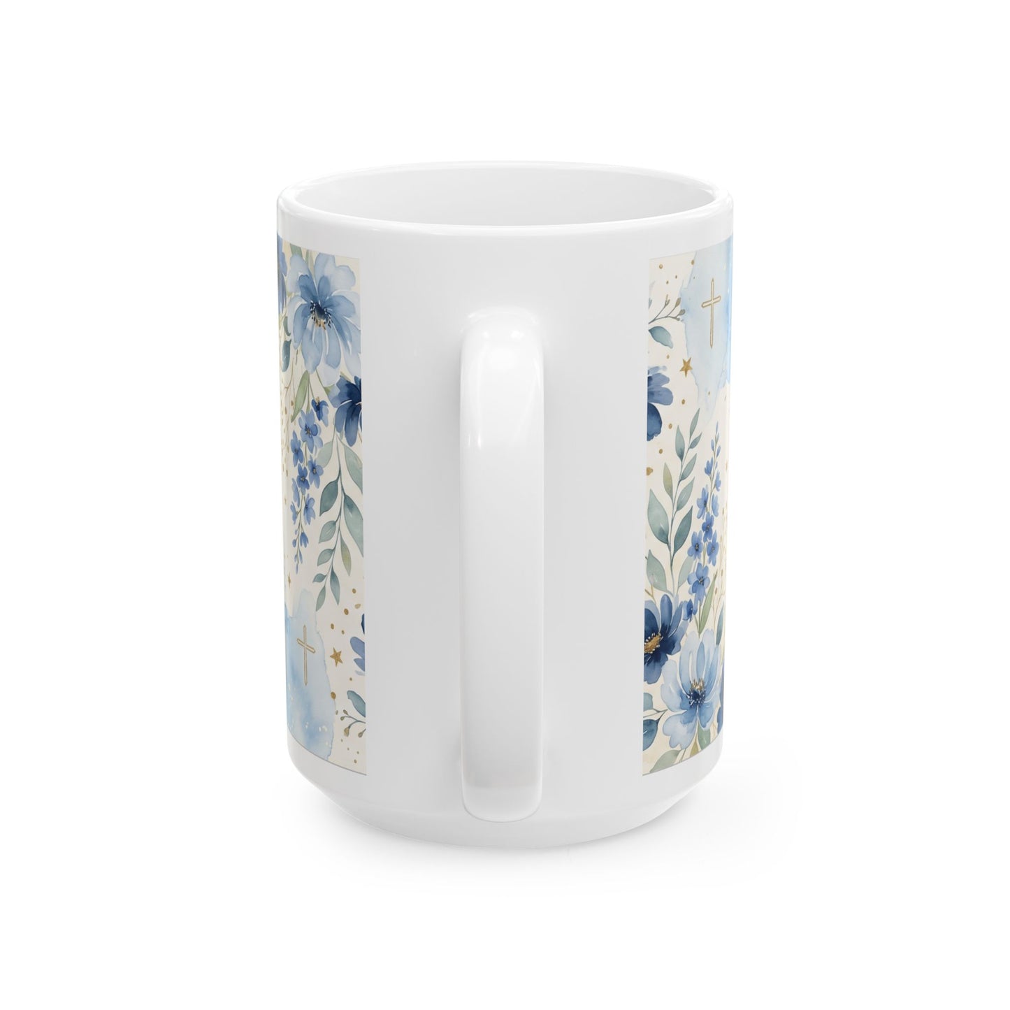 Faith Over Fear Ceramic Mug — Inspirational Christian Coffee Mug (11oz & 15oz)