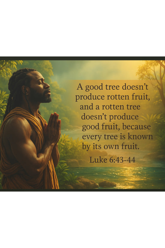 Luke 6:43- 44 Inspirational Wall Art by Grace Canvas