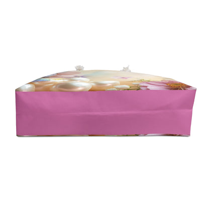 Butterfly Pearl Weekender Bag — Floral Travel Tote by Grace Canvas Shop