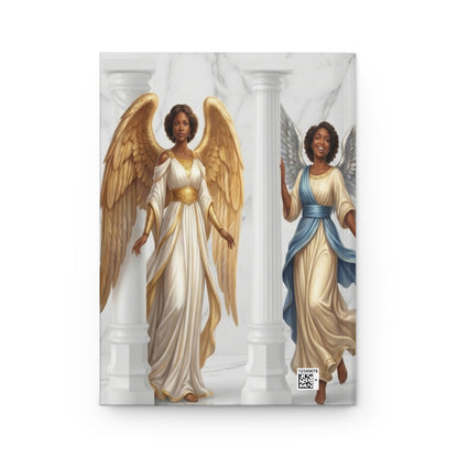Black Angelic Guardians Notebook, Spiritual Prayer & Gratitude Diary