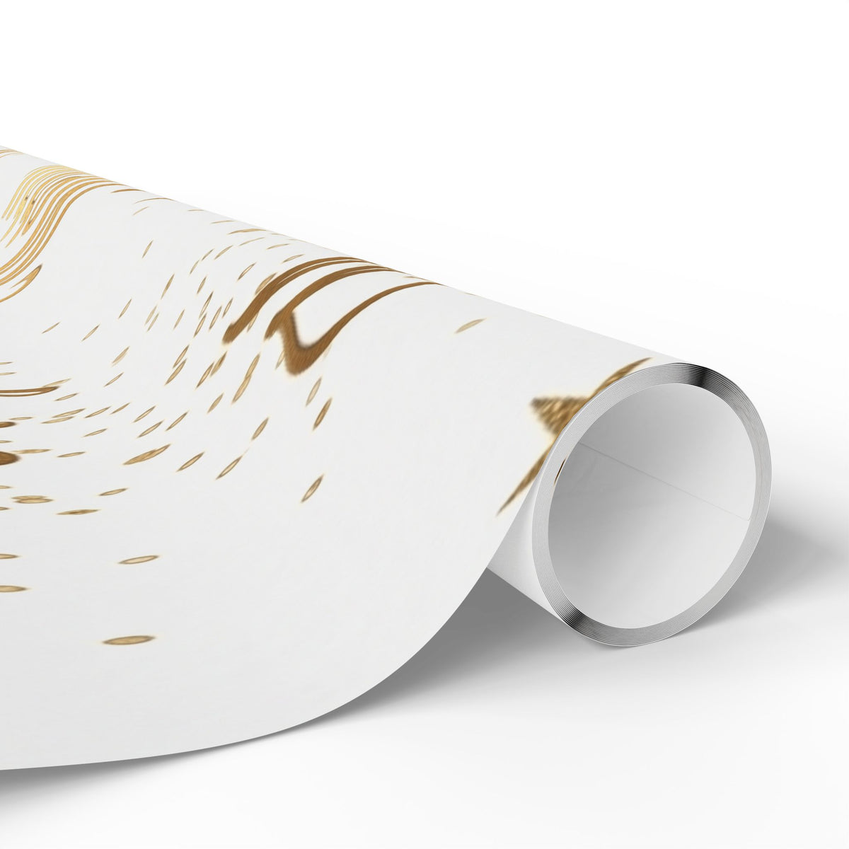 Merry Christmas Gold Script Wrapping Paper — Festive Gift Wrap for Holidays