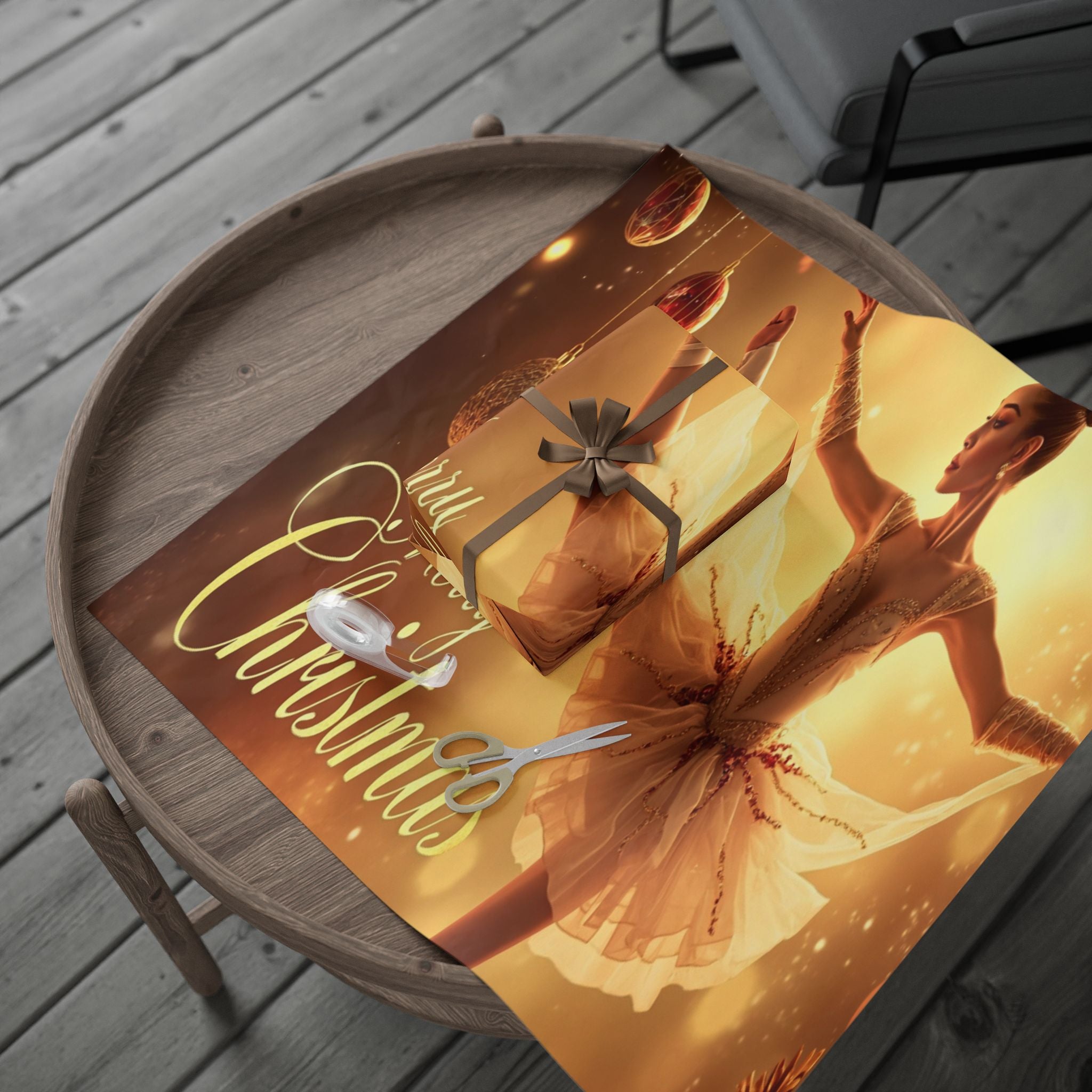 Ballerina1 Christmas Wrapping Paper