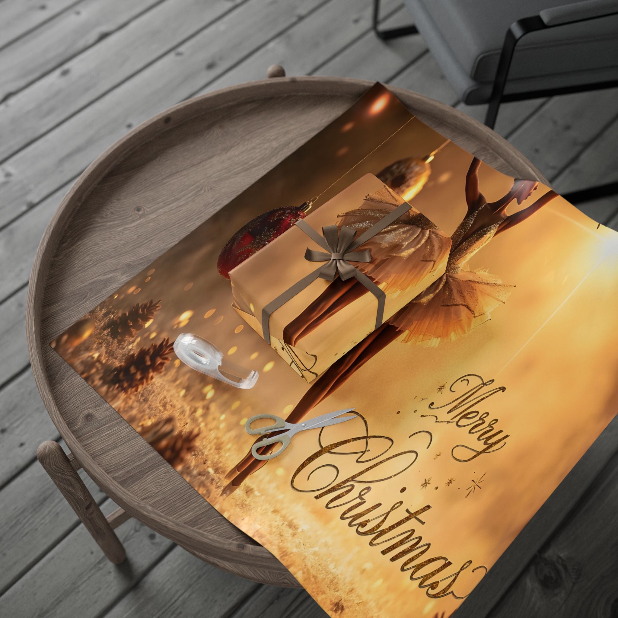 Ballerina 2 Elegant Seasonal Wrapping Paper