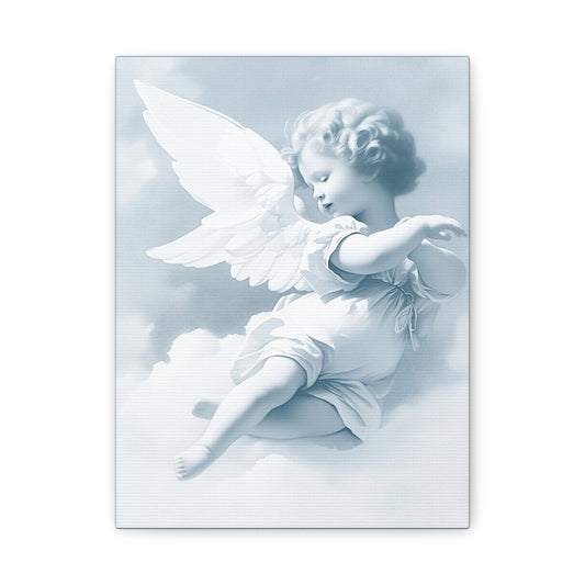 Baroque Angel Cherub Wall Canvas by Grace Canvas Shop