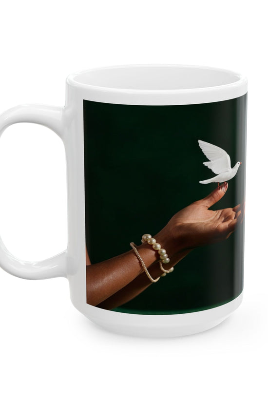 Faith Spiritual Empowerment Ceramic Mug by Grace Canvas.shop