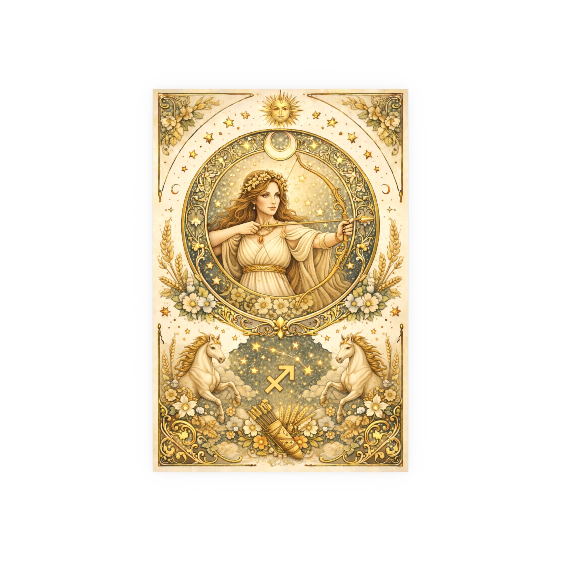 Celestial Sagittarius Zodiac Poster by Grace Canvas Shop