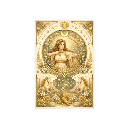 Celestial Sagittarius Zodiac Poster by Grace Canvas Shop