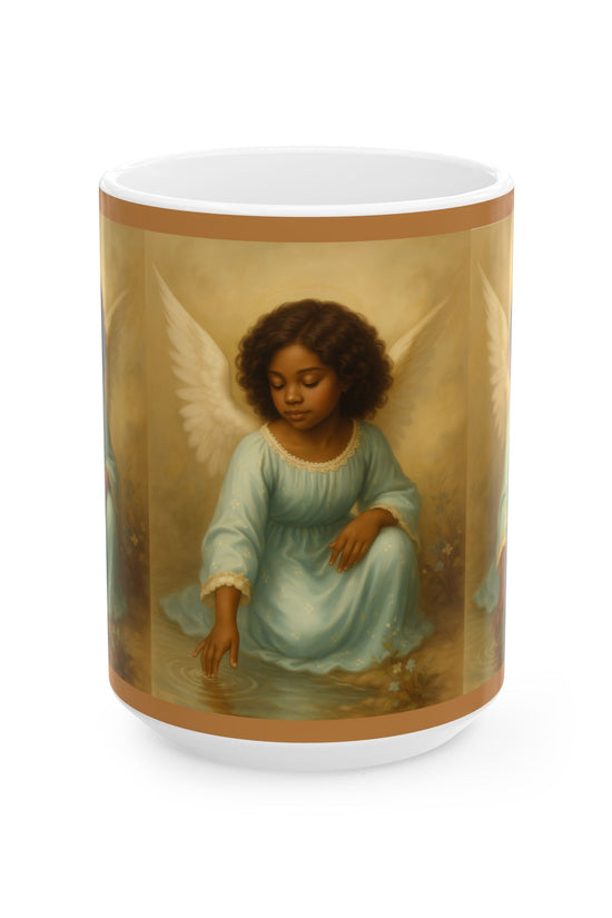 Serenity Angel Ceramic Mug (11oz/15oz) by Grace Canvas.shop