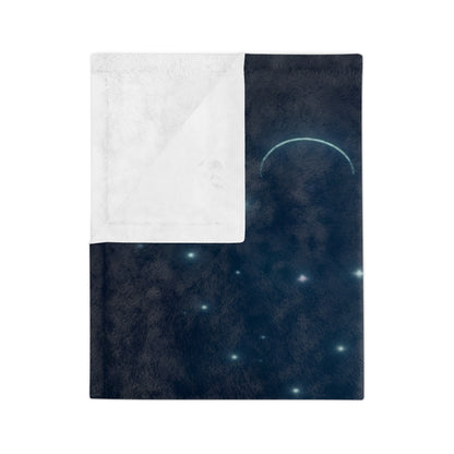 Baby Boy Moon Sleep Plush Blanket