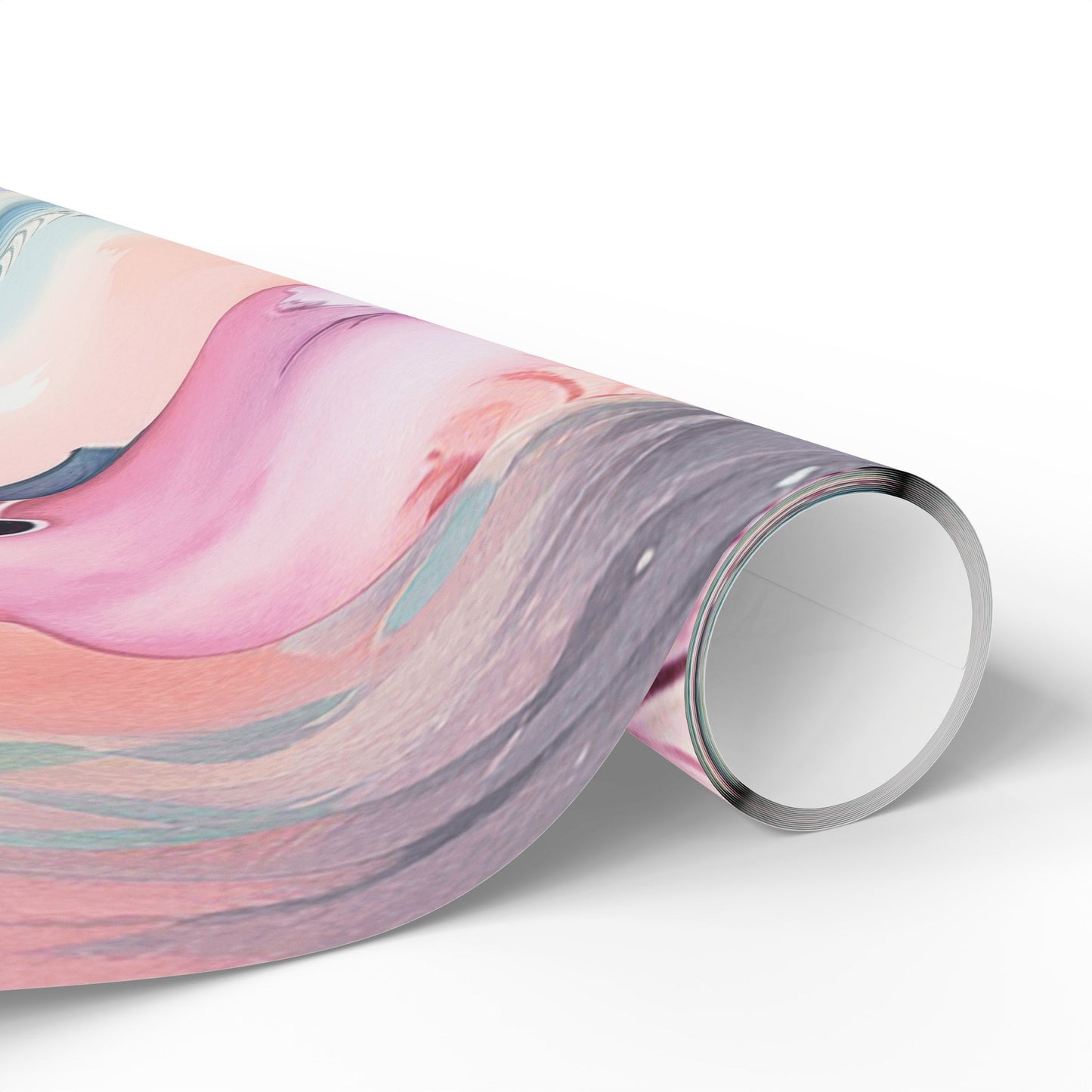 Pastel Bird Floral Wrapping Paper — Watercolor Birds Gift Wrap for Baby Showers & Spring Occasions