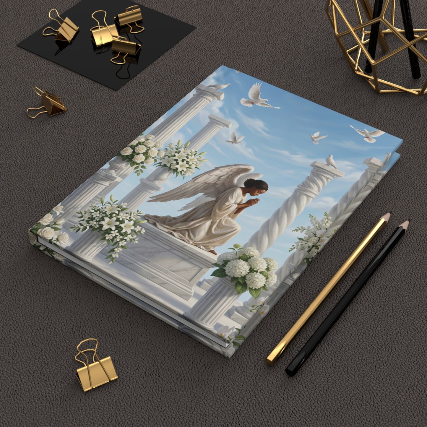 Angelic Grace Journal Hardcover Ruled Notebook