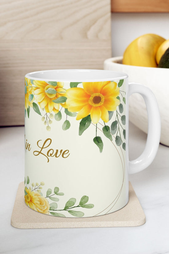 Wrapped in Love Sunflower Ceramic Mug (11oz/15oz)