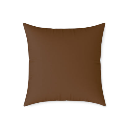 Abstract Color Block Square Pillow — Modern Geometric Decorative Throw Pillow by Grace Canvas Shop
