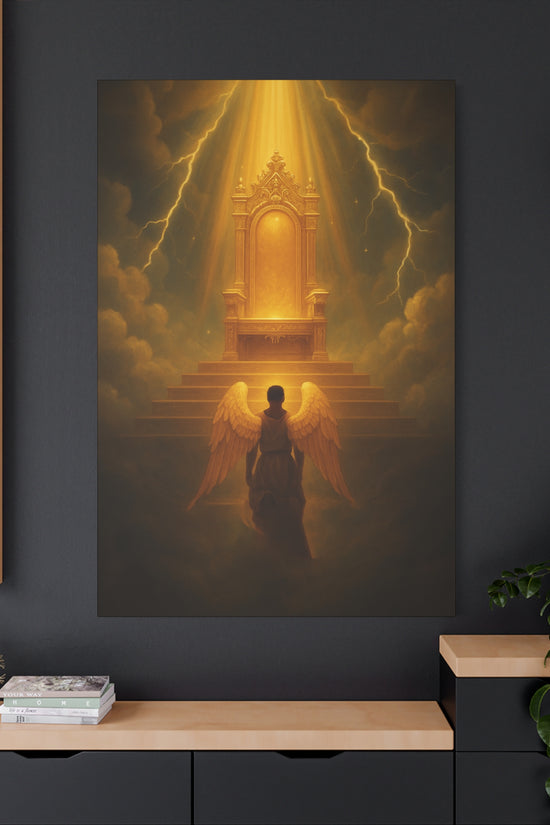 Angel Before the Throne Canvas Print by Grace Canvas Shop