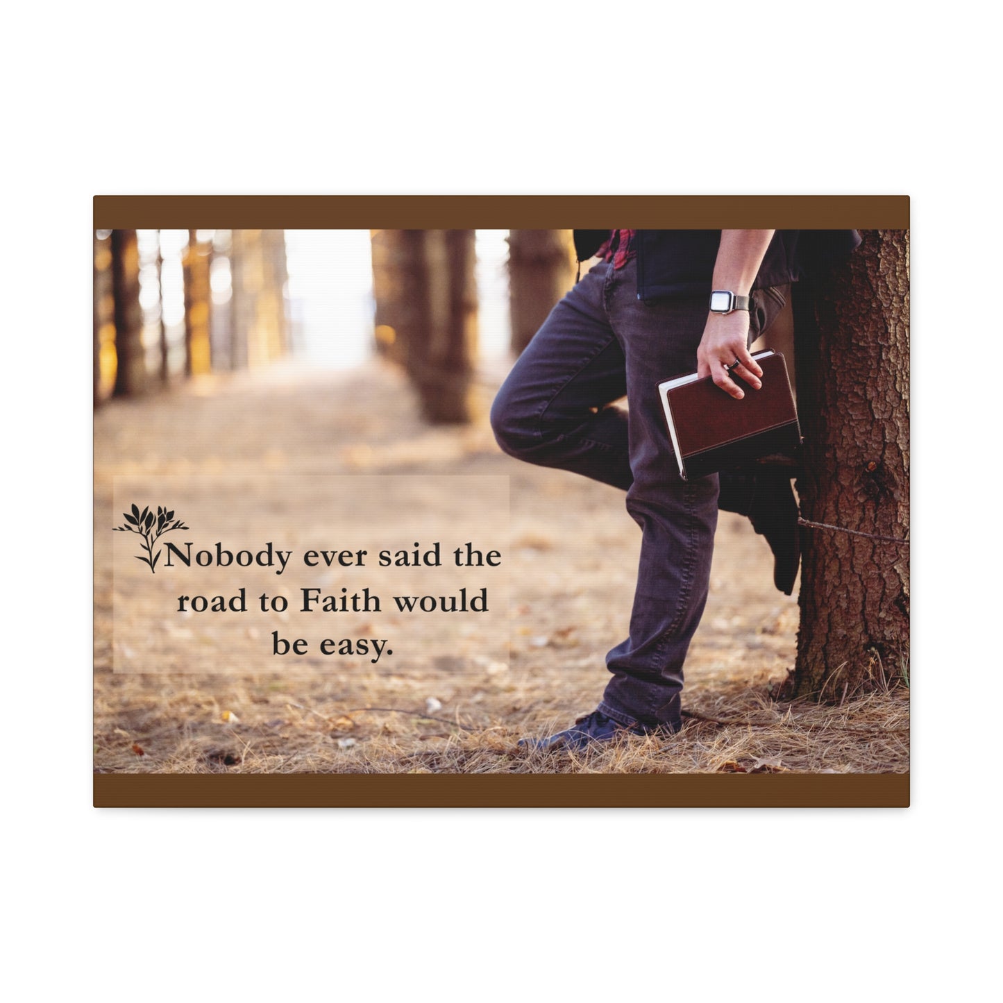 Faith Journey Matte Canvas Wall Art by Grace Canvas Shop