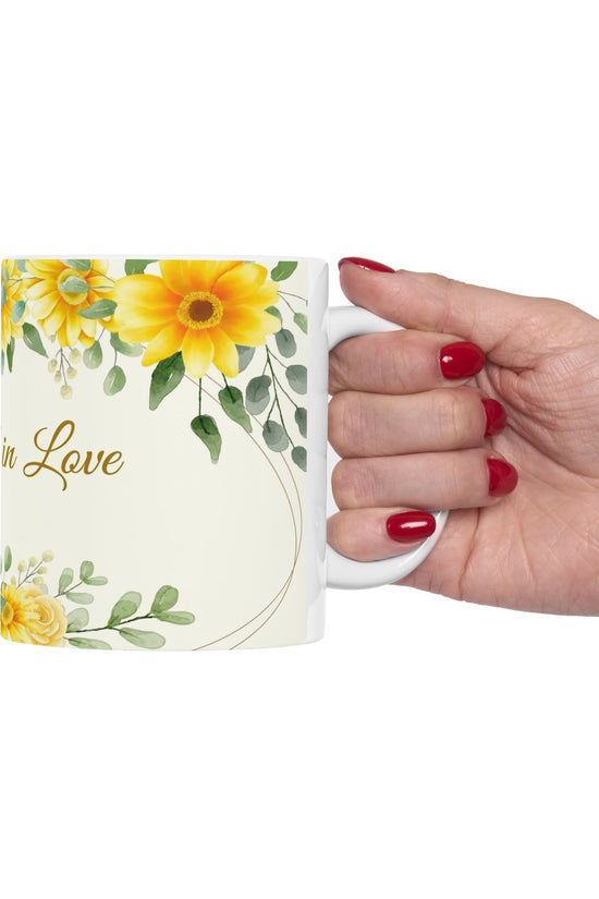 Wrapped in Love Sunflower Ceramic Mug (11oz/15oz)