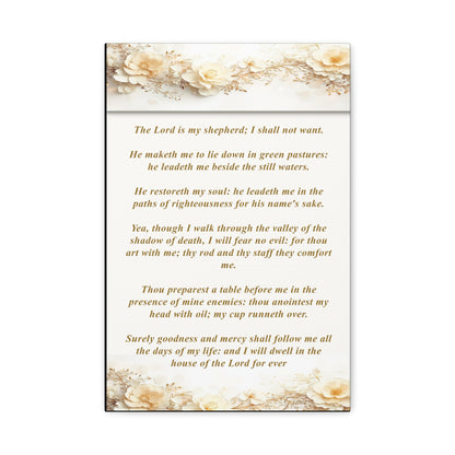 Psalm 23 Verse Home Decor by Grace Canvas