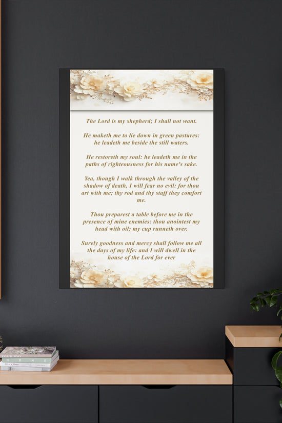 Psalm 23 Verse Home Decor by Grace Canvas