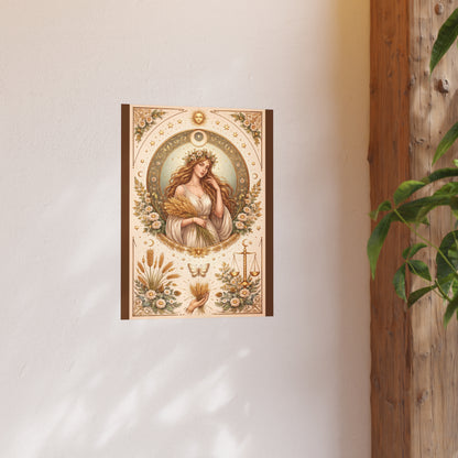 Celestial Virgo Art Print - Archival Matte Poster