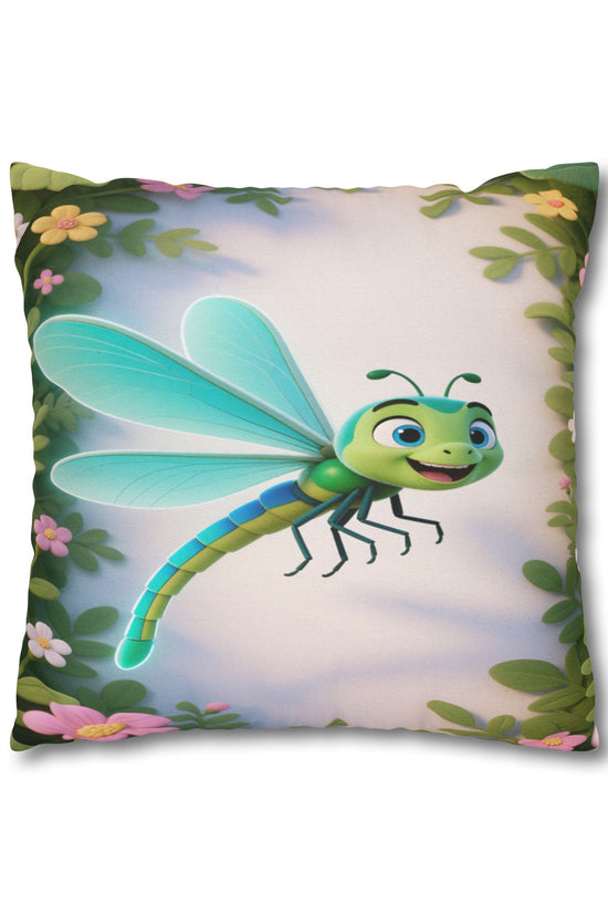 Cute Dragonfly Garden Decorative Pillowcase by Grace Canvas Shop