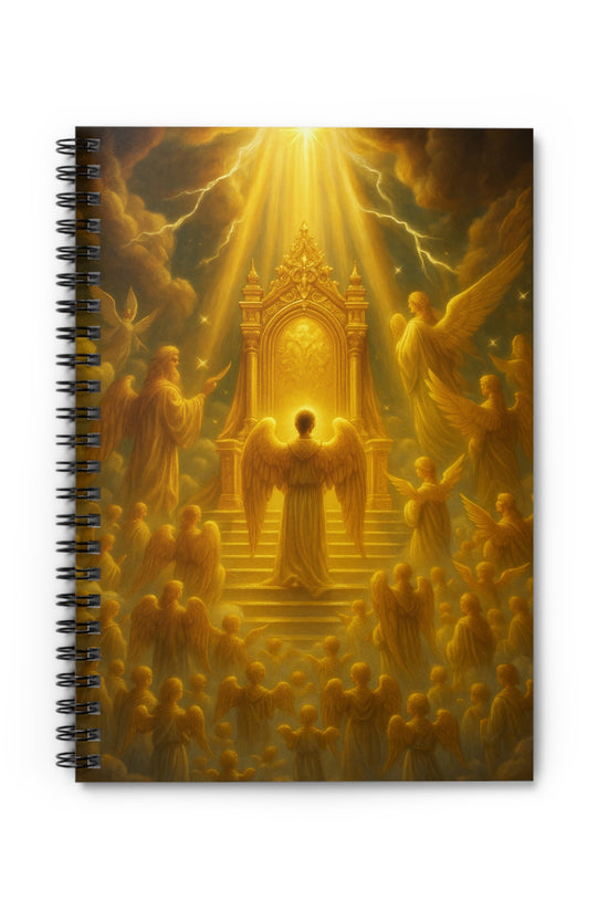 Angels Spiral Notebook (Ruled) by Grace Canvas.shop