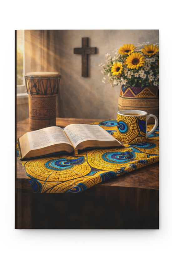 African Heritage Sunflower Hardcover Journal Notebook