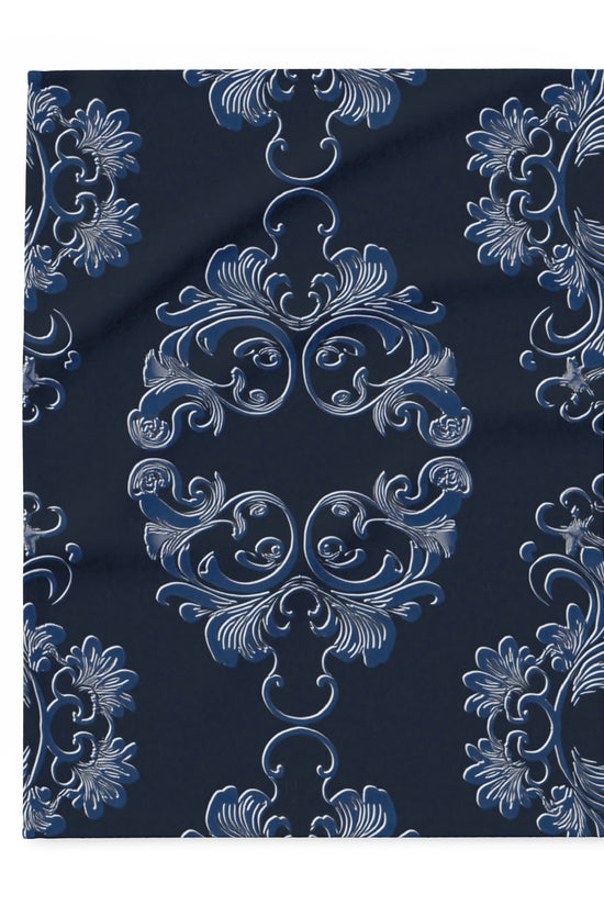 Navy Arctic Fleece Blanket by Grace Canvas Shop