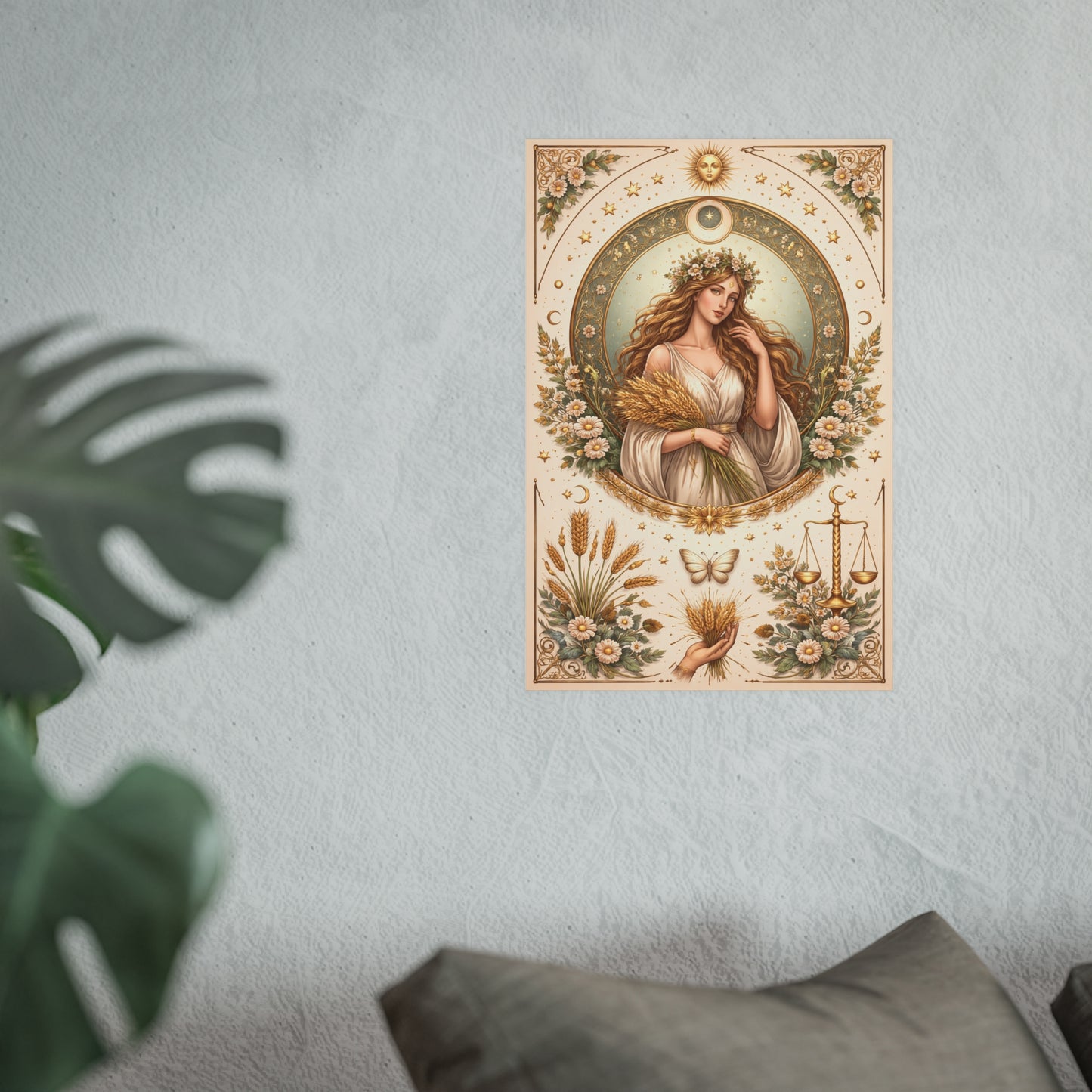 Celestial Virgo Art Print - Archival Matte Poster