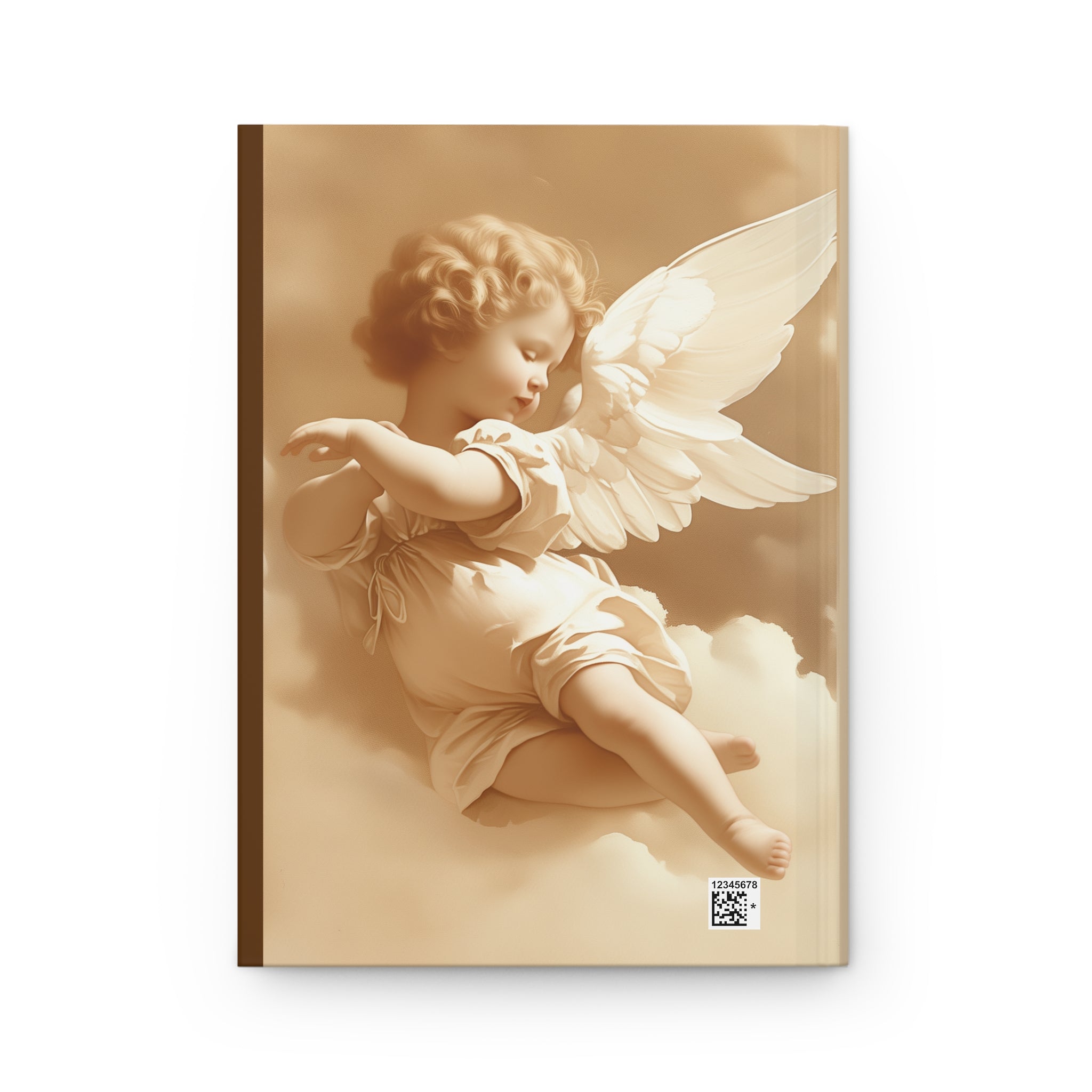 Sepia Cherub Hardcover Journal