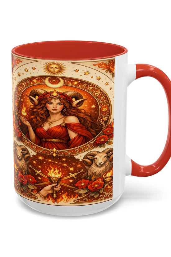 Celestial Aries Coffee Mug (11/15oz) by Grace Canvas Shop
