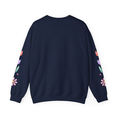 Held & Hopeful in Jesus Sweatshirt | Colorful Pastel Christian Encouragement