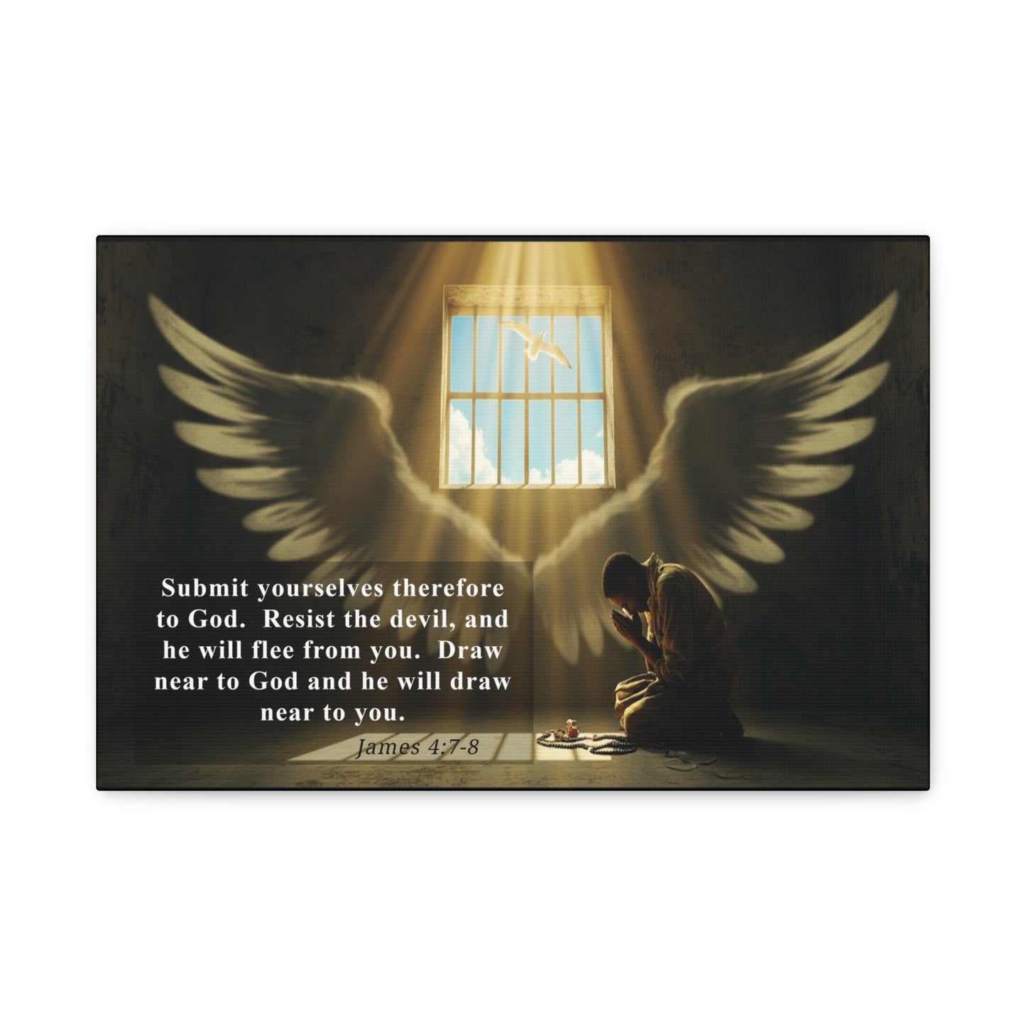 Canvas Wall Art Inspirational Prayer Print